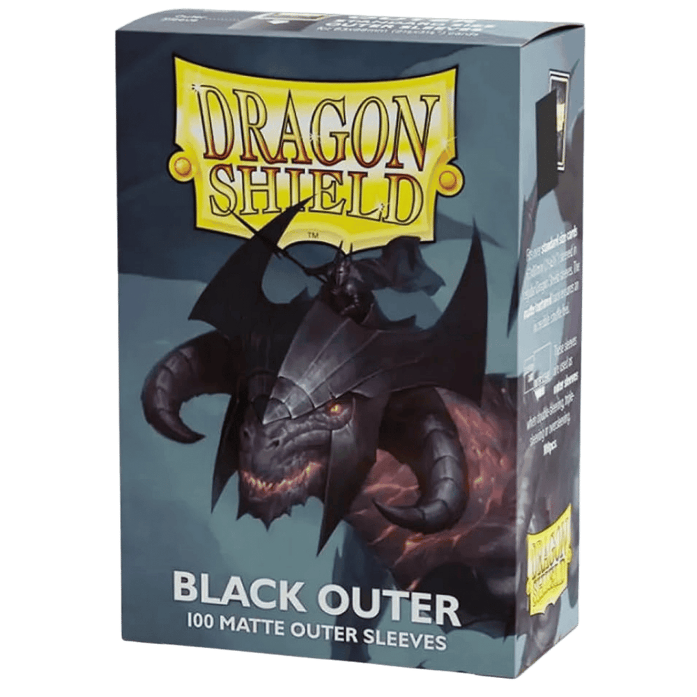 Dragon Shield - 100ct Black Outer Matte Sleeves