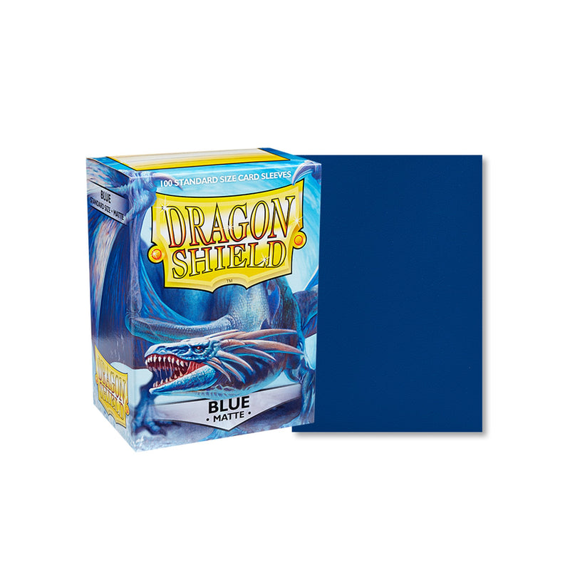 Dragon Shield - 100ct Matte Blue Sleeves