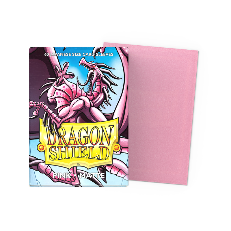 Dragon Shield - 100ct Matte Pink Sleeves