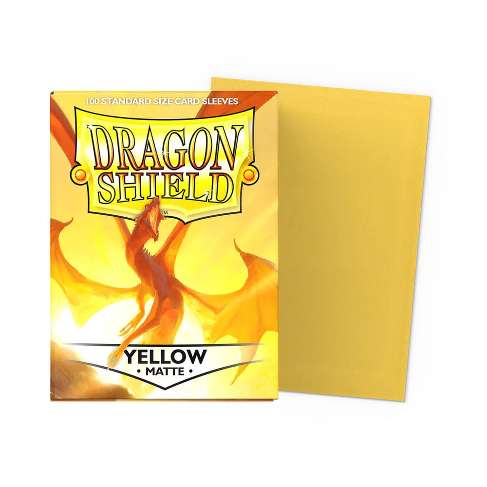 Dragon Shield - 100ct Matte Yellow Sleeves