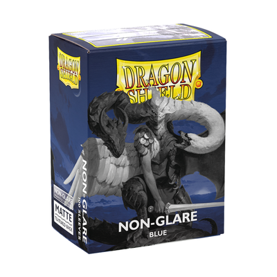 Dragon Shield - 100ct Matte Non-Glare Blue Sleeves