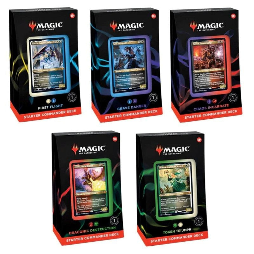 MTG - Starter Commander Deck Display