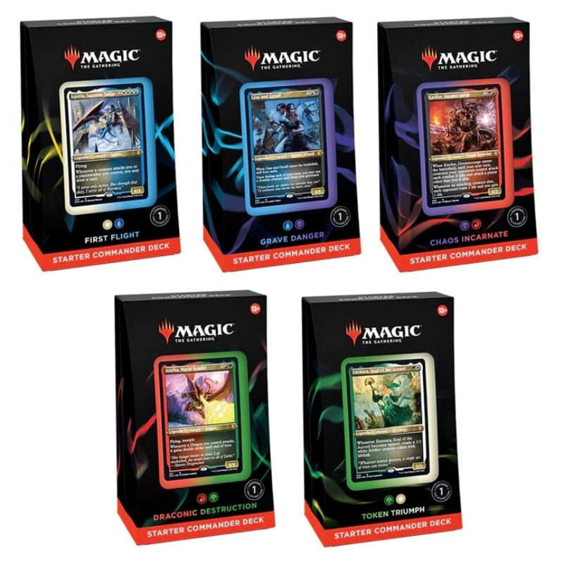 MTG - Starter Commander Deck Display